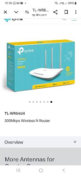 TP Link 3 Antenna wi-fi Router 1