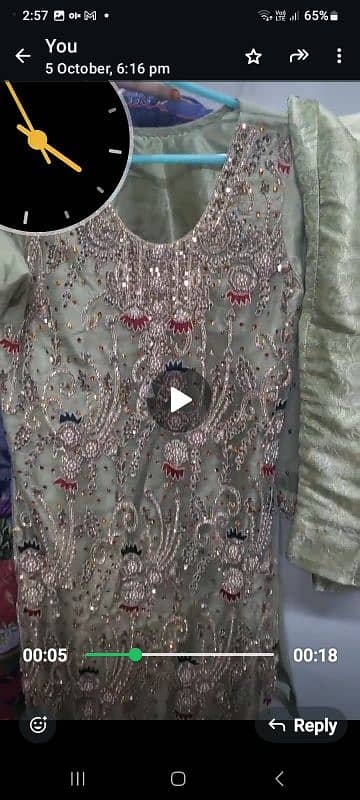 Bridal lehnga /Barat lehnga/Heavy embroidery lehnga/wedding dress/heel 8