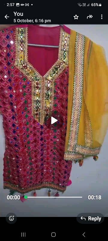 Bridal lehnga /Barat lehnga/Heavy embroidery lehnga/wedding dress/heel 9