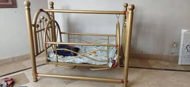 kid swing iron bed