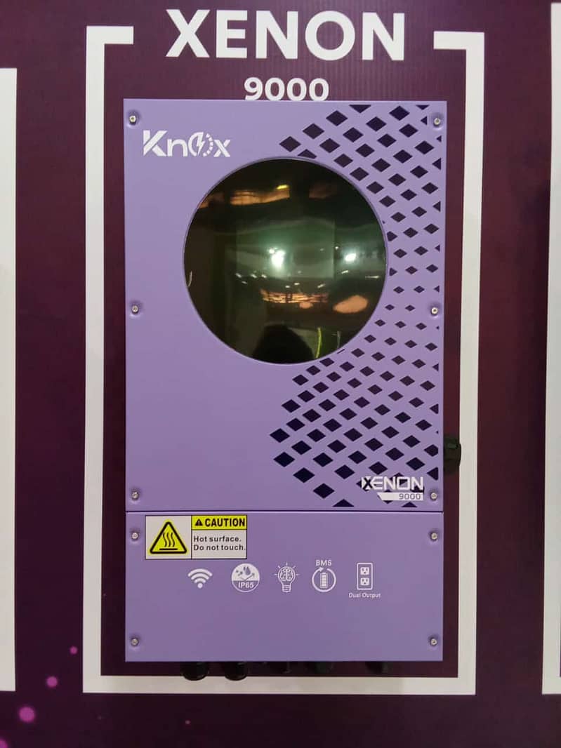 Knox IP65 Xenon Twin 6,8,12,15Kw 3 Phase Hybrid Inverter Dual Output 2