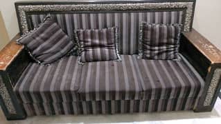 6 seater sofa set with cushions