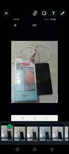 Tacno pop 7 pro Brand new phone For sale 0