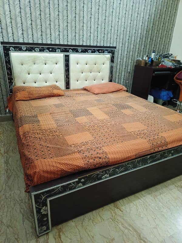 King Size Bed, Study Table and Attached cupboard available. 8