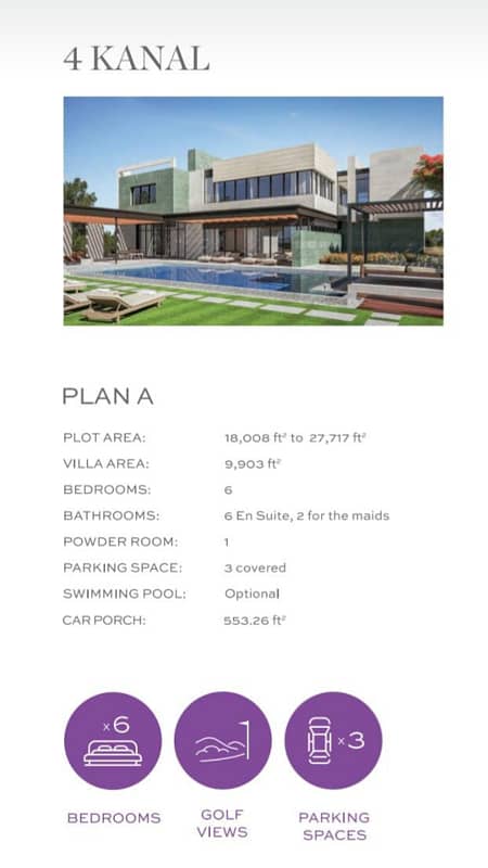 4 Kanal villa available for sale in Eighteen Islamabad on installments 0