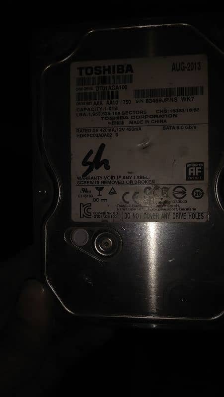 2 hard drive 1Tb hard drive for computer, Xbox, playstation. 3