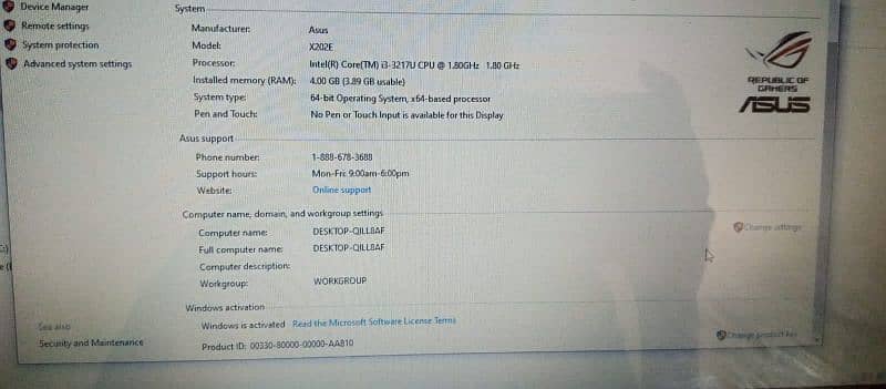 asus vivobook x202E for sale 4