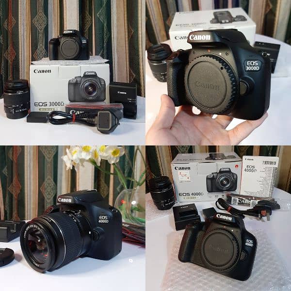 Canon Eos 4000D & 3000D Dslr Cameras 0