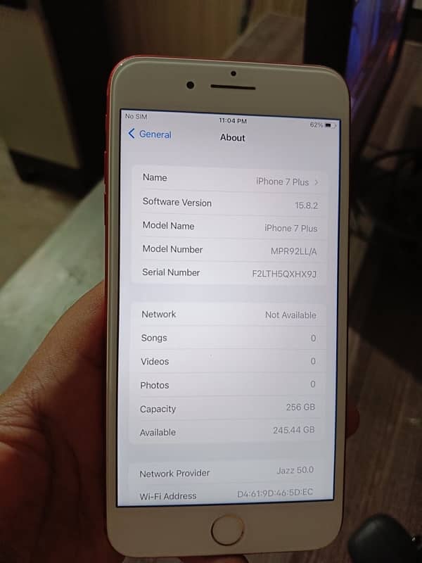 i phone 7 plus pta aproved 256 gb 2