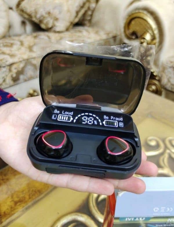 Original wireless M10 Earbuds with Power bank 2