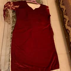 3 piece fancy velvet dress only 2 times use 0