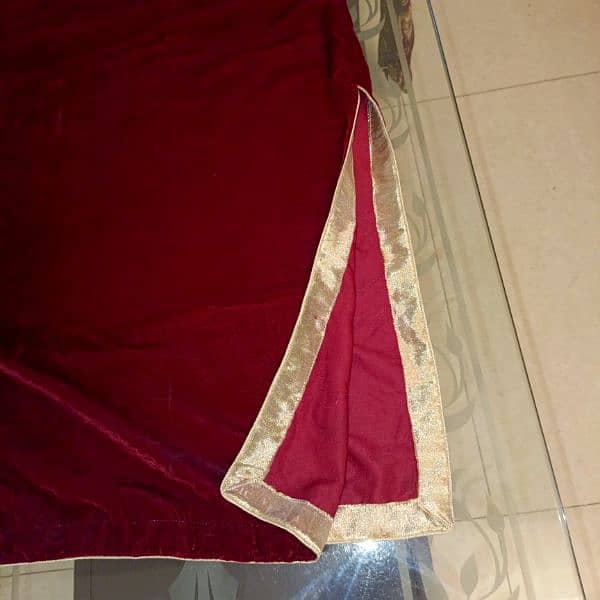 3 piece fancy velvet dress only 2 times use 4