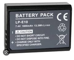 Canon LP E10 battery for canon 1100d 1200d 1300d 1500d 4000d 3000d