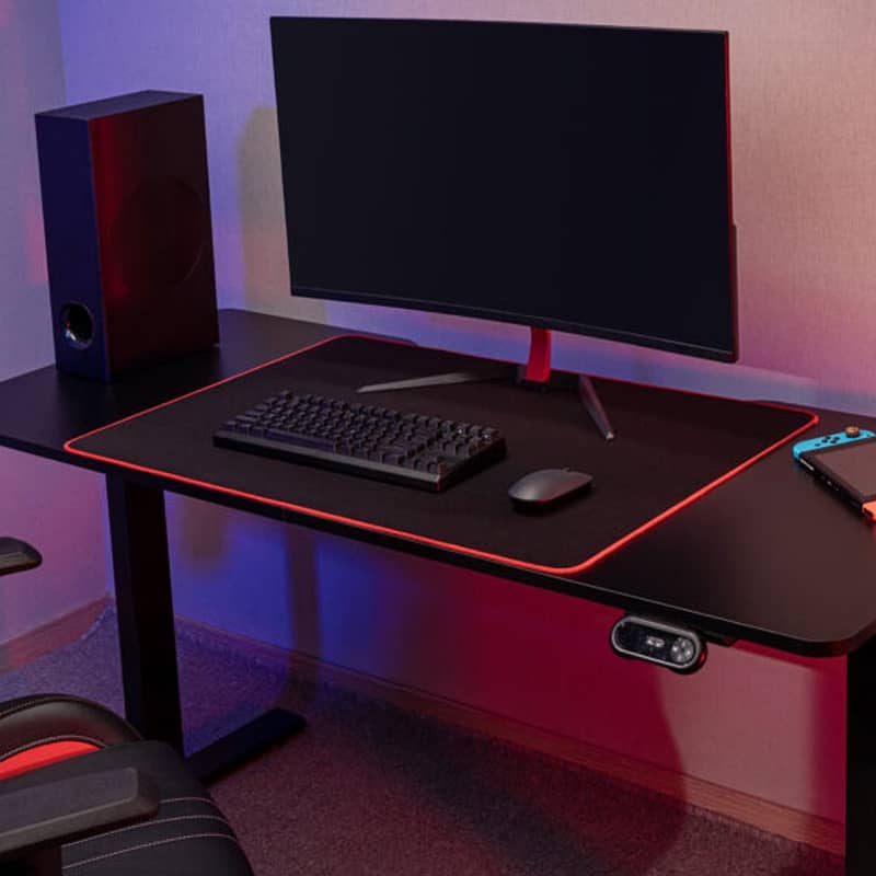 MXG MGD-01R Motorized/SIT-Stand Desk/ Gaming Gear/Accessories/Laptops 0