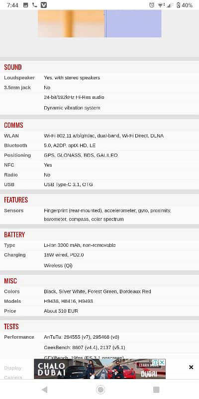 sony xperia xz3 official pta approve 2