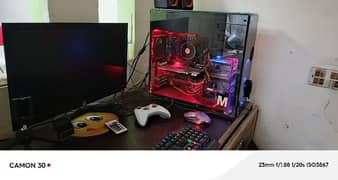 GAMING PC WITH LIGHTS/ ASPHIRE 4GB GRAPHIC CARD GAMING PC