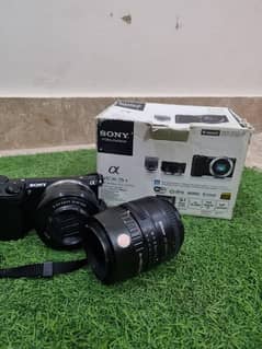 Sony NEX-5T Mirrorless Digital Camera With Nikon 50mm Lense