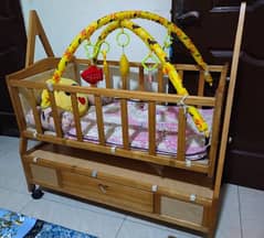 baby bed with net stand