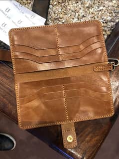 100% pure Leather wallet handmade