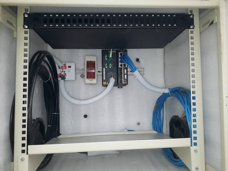 Fiber Optic, UTP Testing Solutions, Cable Tray installation, PABX inst 4