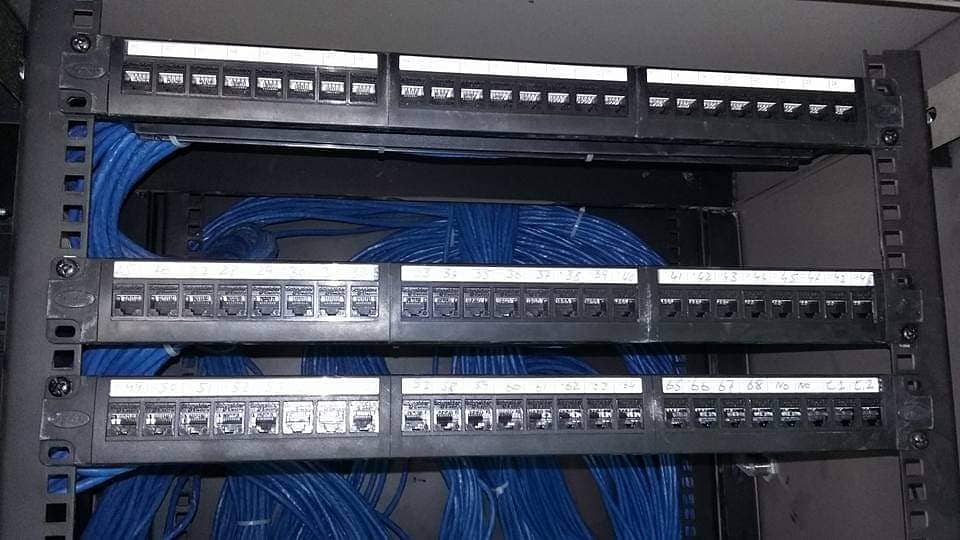 Fiber Optic, UTP Testing Solutions, Cable Tray installation, PABX inst 9