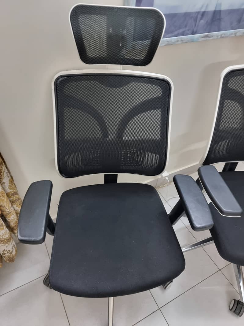 2 imported chair for sale and 5 guest chair 1