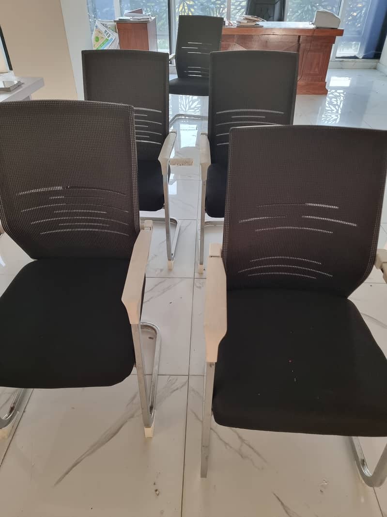 2 imported chair for sale and 5 guest chair 4