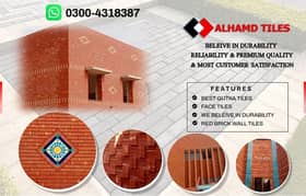 Best Gutka tiles/Face tiles/Red brick wall tiles/Best Gutka tiles/