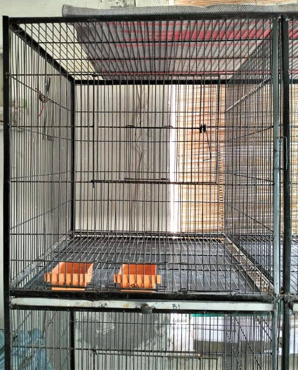 6 portion Bird cage for sale love bird,ring neck,pigeons etc (pinjra). 1