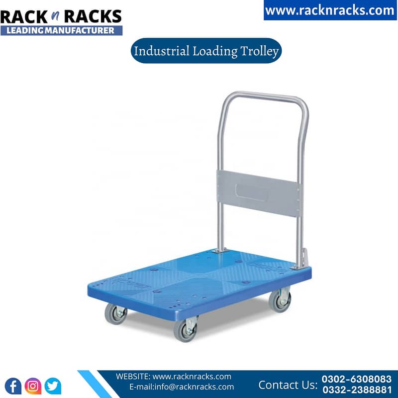 TOOLS TROLLEY |HAND JACK TROLLEY|INDUSTRAIL LOADING TROLLEY 17