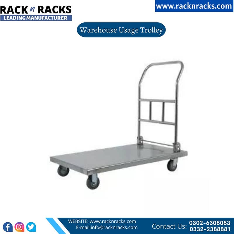 TOOLS TROLLEY |HAND JACK TROLLEY|INDUSTRAIL LOADING TROLLEY 19