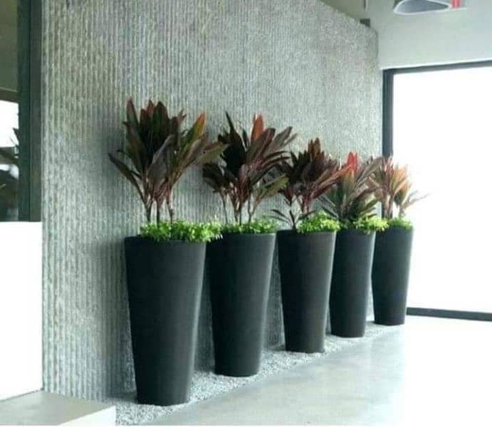 BEAUTIFUL CONCRETE POTS AND PLANTER 1