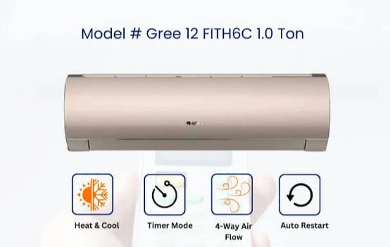 Gree 1 Ton Fairy series WiFi Air Conditioner 3