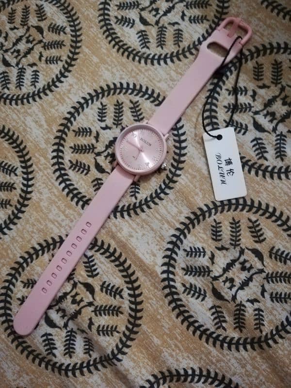 pink colour watch 0