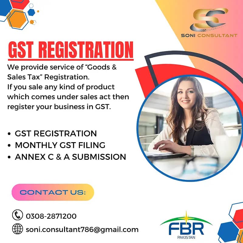 Tax Filer, FBR, Company Registration, Income Tax Return, Sales Tax, N 4