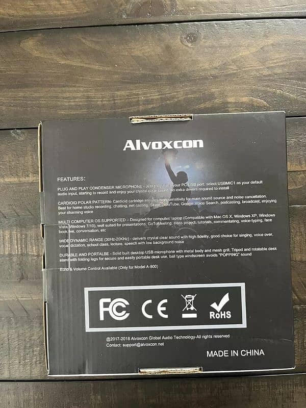 Condenser Microphone Alvoxcon A700 USB 2