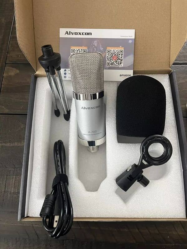 Condenser Microphone Alvoxcon A700 USB 4