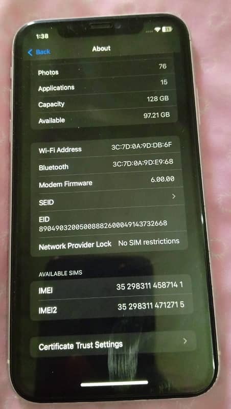 Iphone 11 128 Gb Non PTA Factory Unlocked 0