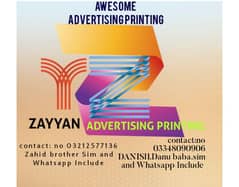 awesome Zayyan advertising printing