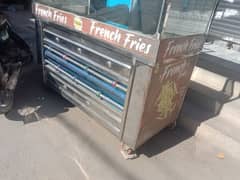 Total Saman k sath Steel Ka Fries Counter 3 Months Used 03313598158