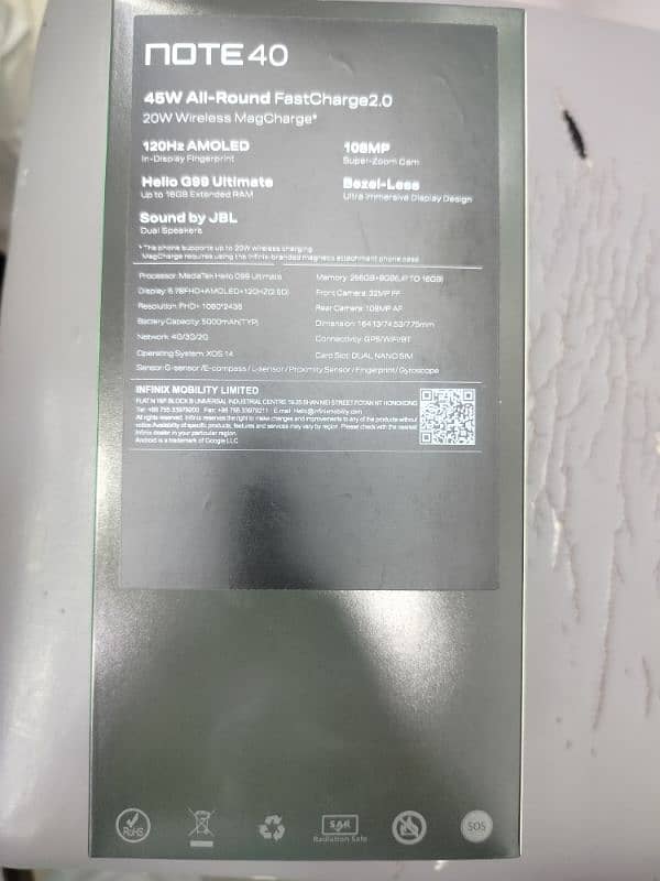 INFINIX NOTE 40 16/256 1