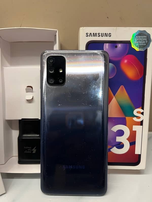 SAMSUNG M31 S 6/128 with complete box 2