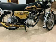 Honda CG 125 Gold edition salf start 5 gear Punjab registered