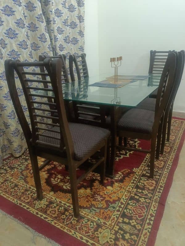 dining table and 6 chairs 0