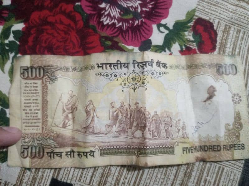 Indian 500rs condition 10 by 10 pair 3