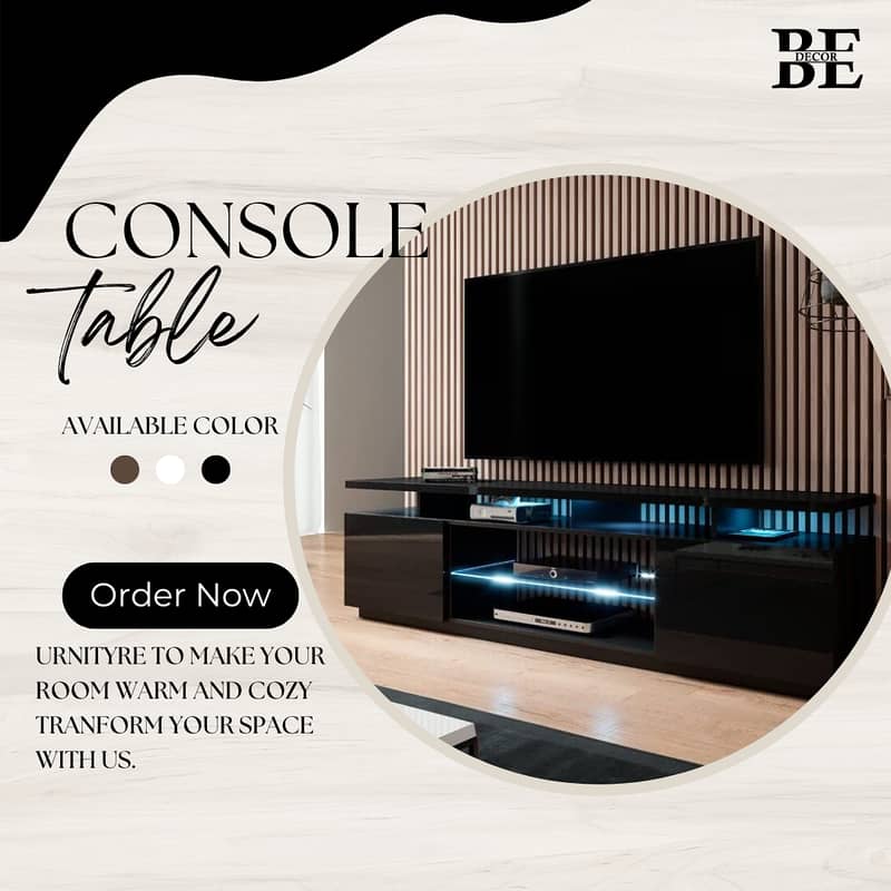 "Stylish LED TV Consoles and Modern TV Racks-Contact Us[0335/7809954] 0