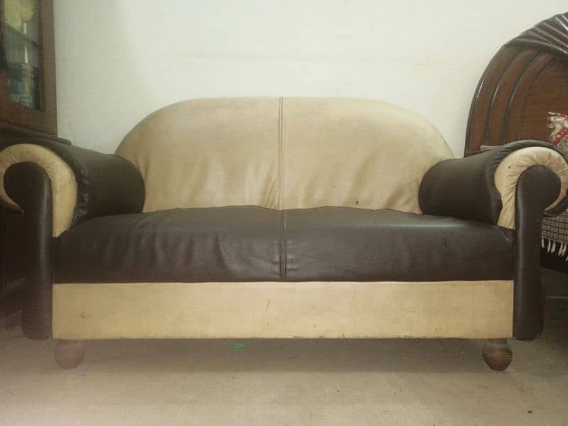 Complete 6-Seater Sofa Set of Leather 0