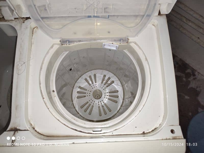 Indus Washing Machine Twin Tub Plastic Body Good Condition 10