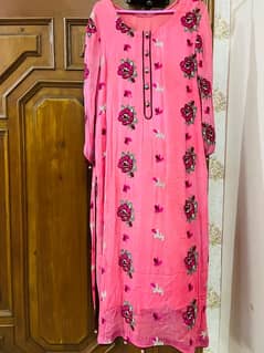 3 piece chiffon fully embroidered stitched article 0