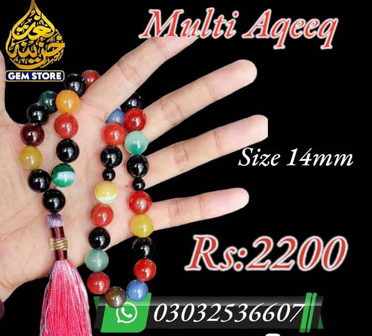 Tasbih and Rings | Gemstones 6